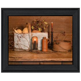 "Gathering the Harvest" by Billy Jacobs, Ready to Hang Framed Print, Black Frame
